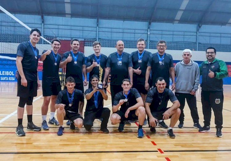 Campeonato Municipal de Voleibol de Nova Santa Rosa conheceu ontem (08) os  3ºs  colocados