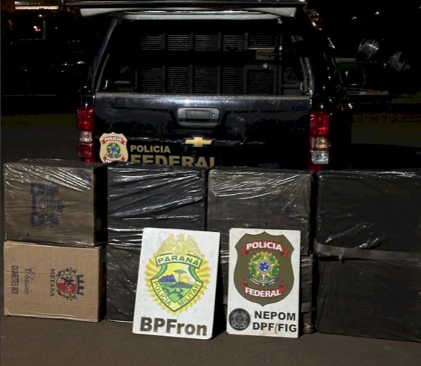 BPFRON e forças de segurança apreendem mais de 500 kg de drogas em ações na fronteira com o Paraguai