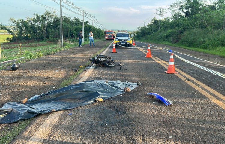 ATUALIZADO: Morador de Vila Celeste morre em grave acidente na PR-488, em Santa Helena