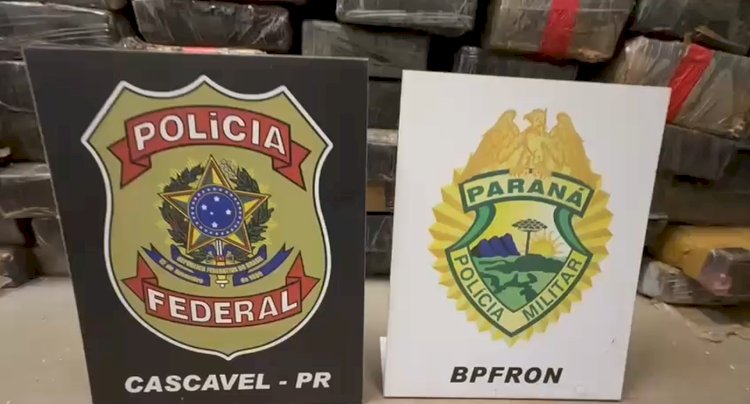BPFRON e Polícia Federal apreendem mais de duas toneladas de maconha escondidas em carga de soja em Toledo