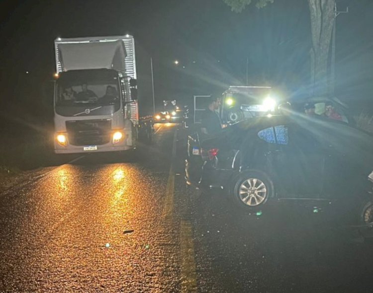 TRÊS PESSOAS FICAM FERIDAS EM ACIDENTE ENVOLVENDO VÁRIOS VEÍCULOS NA PR-364 ENTRE PALOTINA E TERRA ROXA