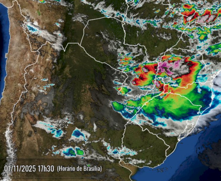Chuva chegando em Marechal Cândido Rondon