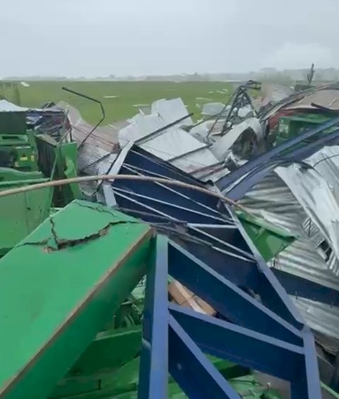 Fotos mostram os estragos causados pelo temporal em Marechal Rondon e região