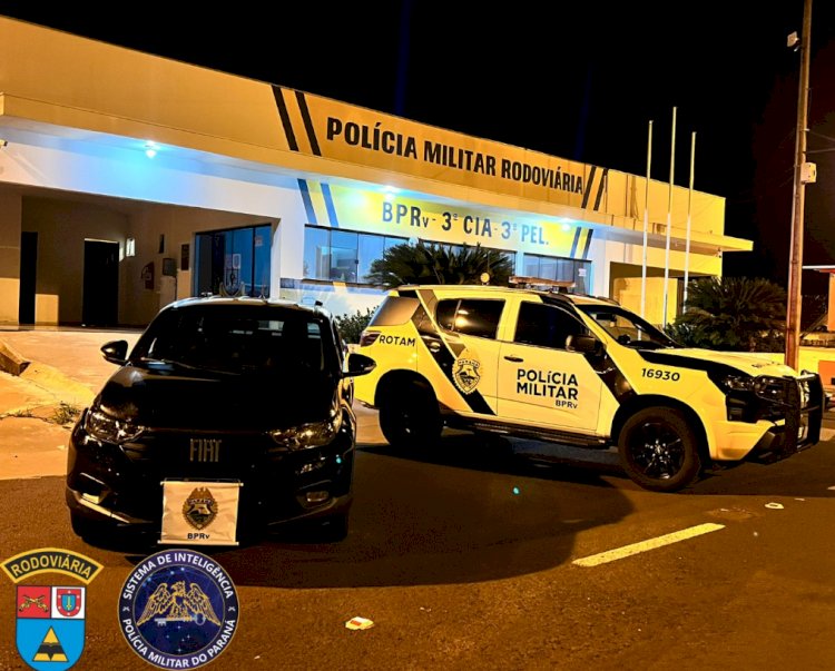 Polícia Rodoviária apreende veículo furtado e prende dois homens durante Operação Protetor em Iporã