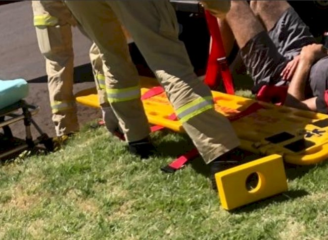 Motociclista fica ferido após colisão com Cruze em Marechal Cândido Rondon