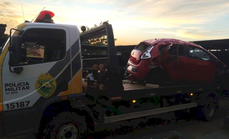 Polícia apreende 134,75 kg de maconha após acidente no distrito de Vila Nova, em Toledo