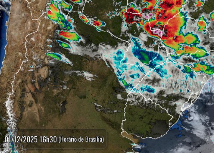 Previsão para15 dias indica chuva hoje e na semana que vem na microrregião de Marechal Rondon