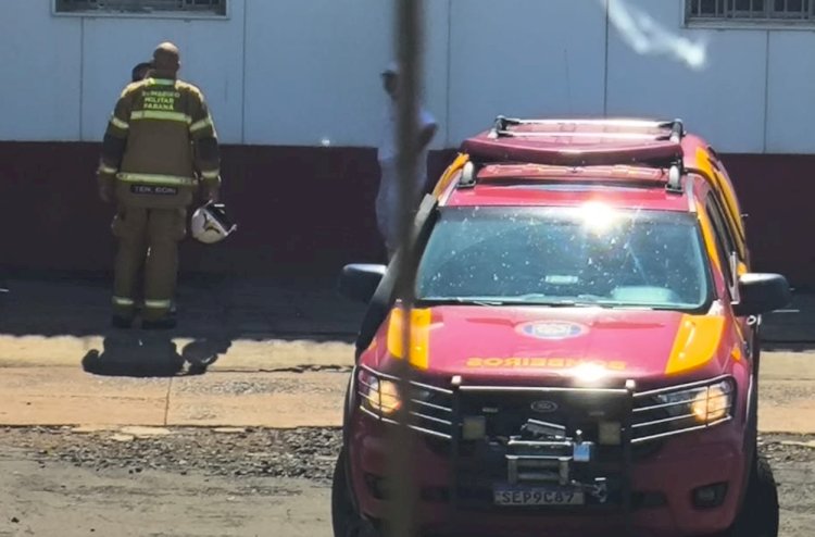 Funcionário fica ferido após micro explosão de caldeira em um frigorifico  às margens da PR-491, em Nova Santa Rosa