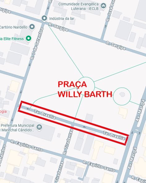 Audiência pública sobre revitalização do entorno da Praça Willy Barth acontece nesta quarta-feira