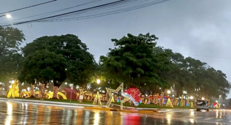 “Natal Luz e Encanto”: visita à casinha do Papai Noel é suspensa nesta sexta devido à chuva