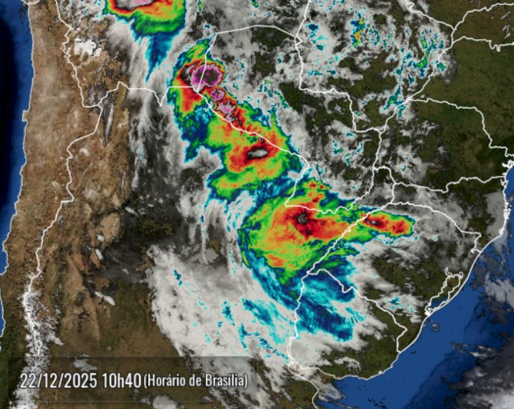 Calor intenso e possibilidade de tempestades localizadas hoje (22) na microrregião de  em Marechal Rondon